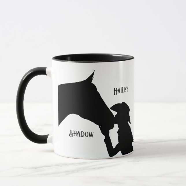 Western von Ross und Girl Tasse (Links)