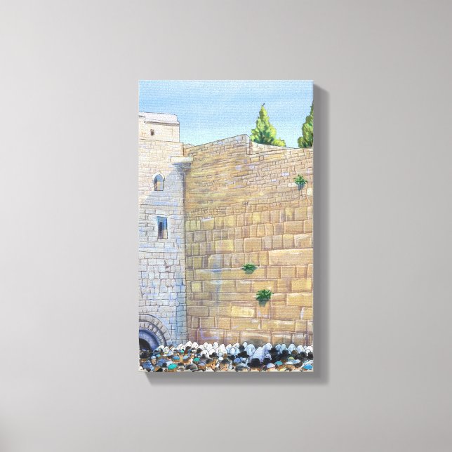 Western Wall KOTEL Jerusalem Altstadt Israel Leinwanddruck (Vorderseite)