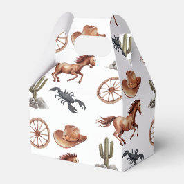 Western Wasserfarbe Kunst Geschenkschachtel