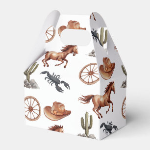 Western Wasserfarbe Kunst Geschenkschachtel