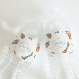 Western Wasserflaschen Etiketten