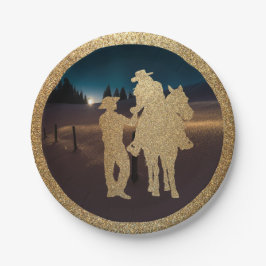 Western Wedding Cowboy Cowgirl Couple Teller