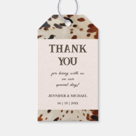 Western Wedding Gastgeschenk Hochzeit Geschenkanhänger