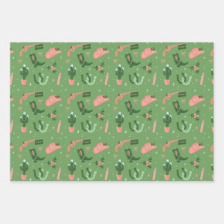 Western Weihnachten Geschenkpapier Set