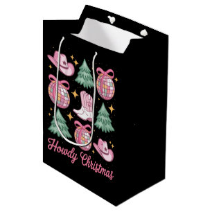 Western-Weihnachts-Coquette-Howd-Mädchen-Stiefel-H Mittlere Geschenktüte