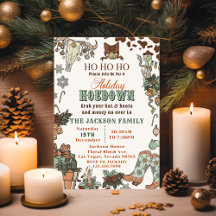 Western Weihnachts-Hoedown Party