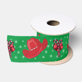Western Weihnachtsmäntel und -kanonen 3 Satinband