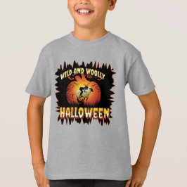 Western Wild und Wooly Mutton Buster Halloween T-Shirt
