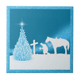 Western Wohngestaltung Prachen Cowboy Holiday Tile Fliese