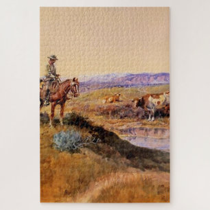 Western "Work Over" Art von Charles M Russell
