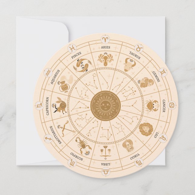Western Zodiac Wheel - (Vorderseite)