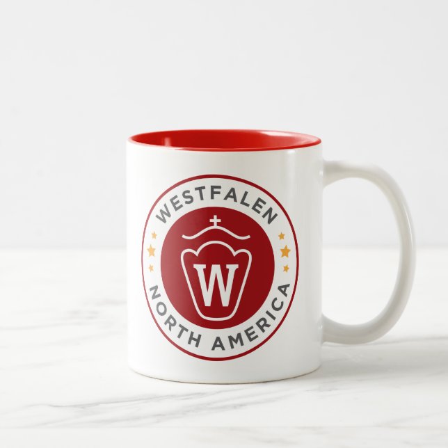 Westfalen Na-Tasse Zweifarbige Tasse (Rechts)