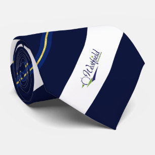 Westfield (Massachusetts) Stadtflagge Neck Tie Krawatte