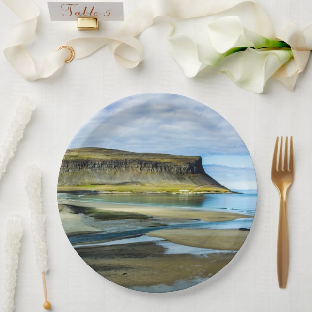 Westfjordanland, Island Pappteller (Hochzeit)
