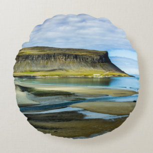 Westfjordanland, Island Rundes Kissen