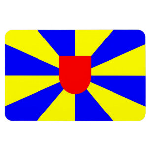 Westflandern-Provinzflagge Belgien-Land Magnet