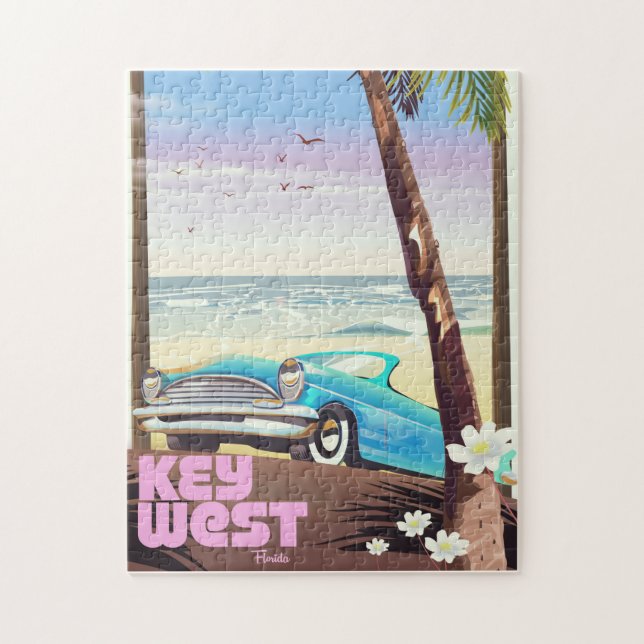 Westflorida Vintage Reiseplakat (Vertikal)