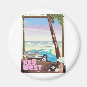 Westflorida Vintage Reiseplakat Magnet