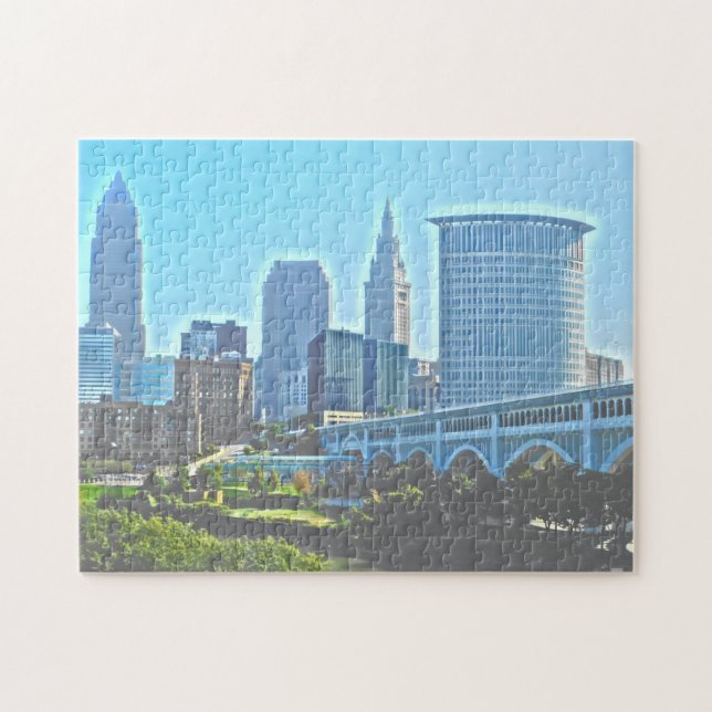 WestFlussufer Puzzlespiel Clevelands, Ohio (Horizontal)