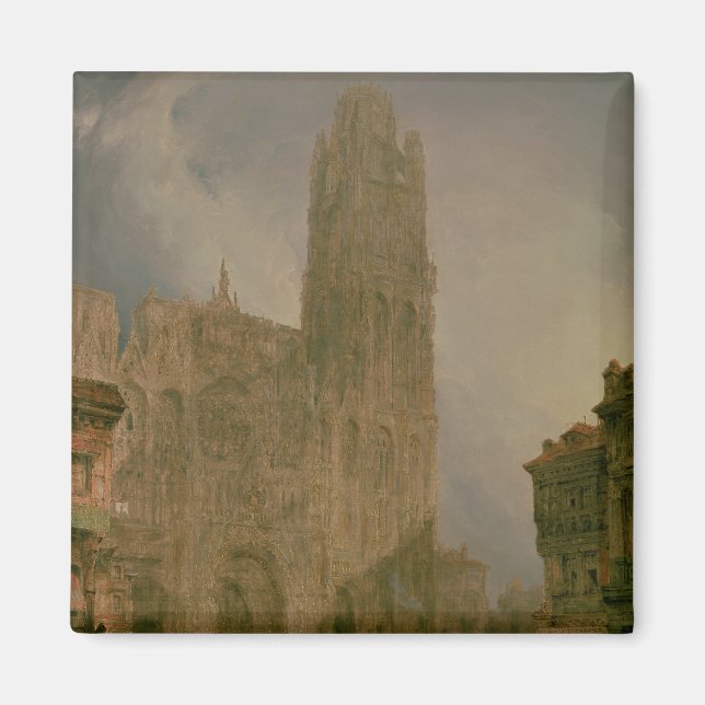 Westfront von Notre Dame, Rouen Magnet (Vorne)