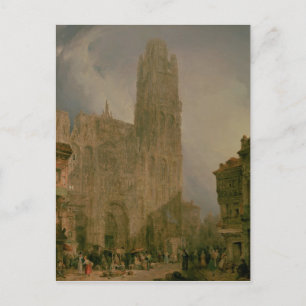 Westfront von Notre Dame, Rouen Postkarte