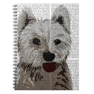 Westhochland-Terrier schlicht Notizblock