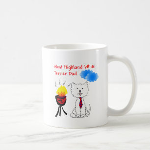 Westhochland-weißer Terrier-Vater-Tasse Kaffeetasse