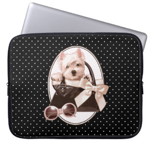 Westhochland-weißes Terrier-Welpe Laptopschutzhülle