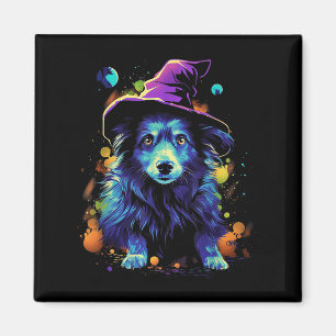 Westi Halloween Hunde Halloween Hunde Spaziergang Magnet