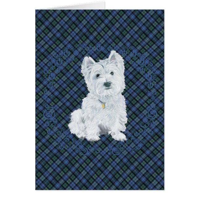 Westie Black Watch Tartan (Vorne)