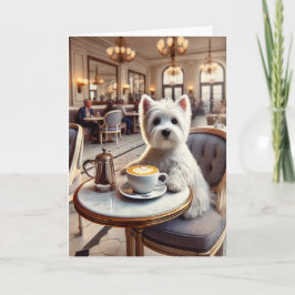 Westie Card - Leere Innenseite Karte