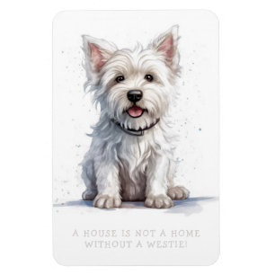 Westie Cheeky Niedlich Adorable Magnet