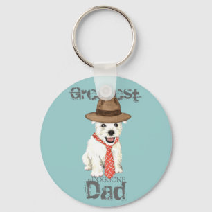 Westie Dad Schlüsselanhänger