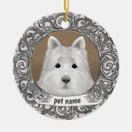Westie Dog Loving Memory Ornament