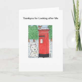 Westie Dogsitting Merci de vous occuper de moi