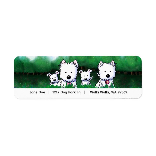Westie-Familie  (Vorne)