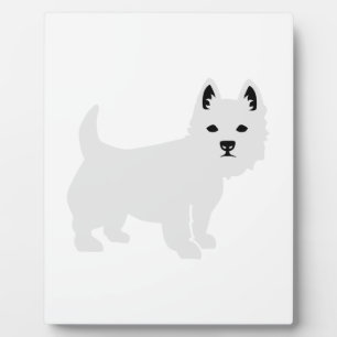 Westie Fotoplatte