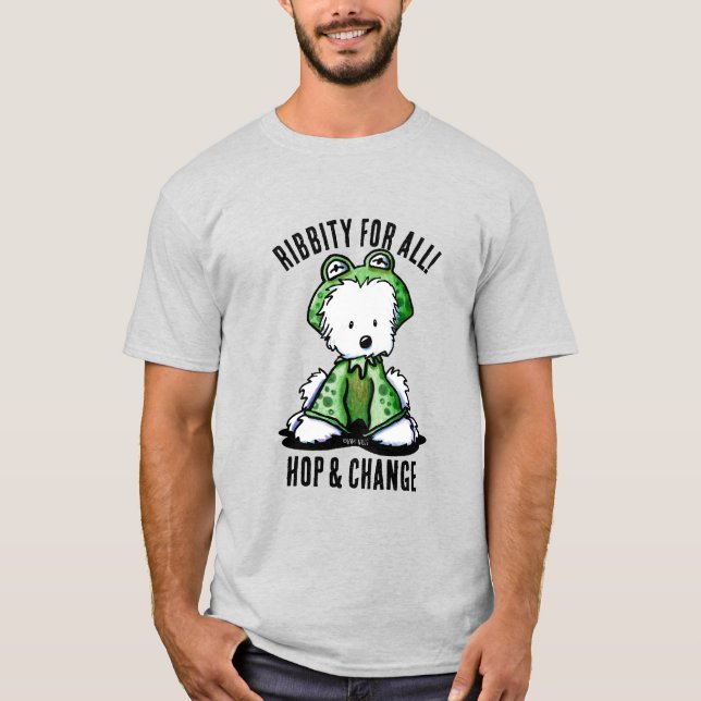 Westie Frog T-Shirt (Vorderseite)