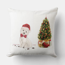 Westie Funny Christmas Dog mit Baum