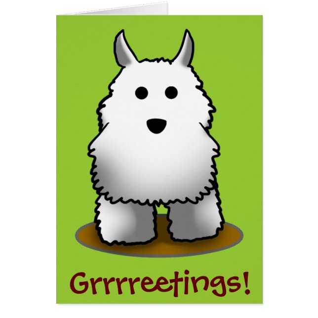 Westie Grrrreetings! (Vorne)