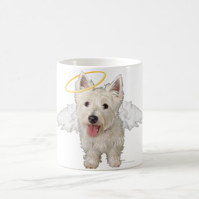 Westie Guardian Angels Kaffeetasse (Mittel)