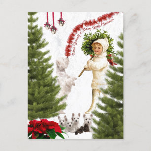 Westie Have Yourself a Merry Little Christmas Feiertagspostkarte