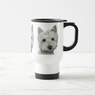Westie Hund Reisebecher