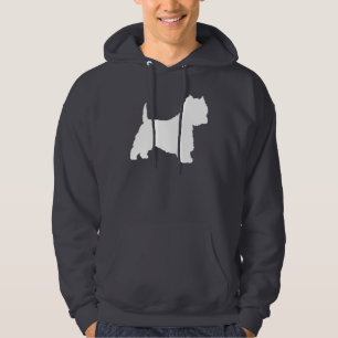 Westie Hund (weiß) Hoodie