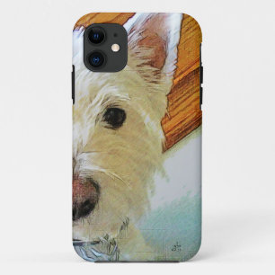 Westie Hundegesicht, Sie betrachtend Case-Mate iPhone Hülle