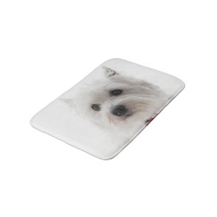 Westie Hundehaustier-Schlaf-Wolldecke oder Badematte
