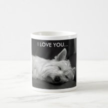 Westie HundeTasse - i-LIEBE SIE…