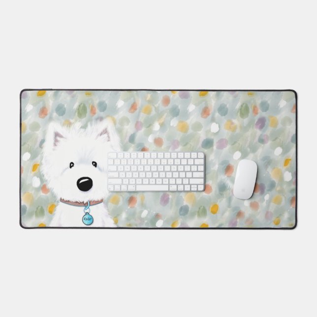 Westie Impressions Bureau Mat (Clavier et souris)