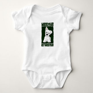 Westie ist Bestie Baby Strampler