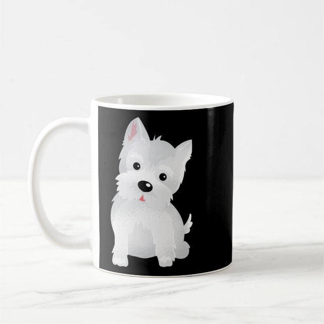 Westie Kaffeetasse (Links)